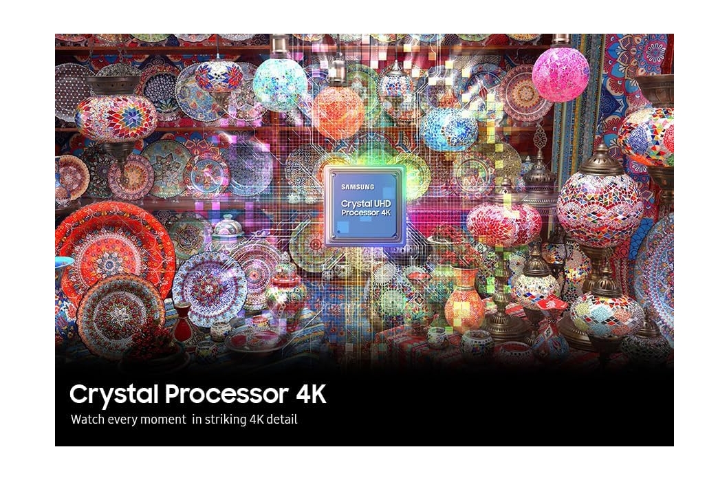 Samsung UE55CU8000 (2023) LED HDR 4K Ultra HD Smart TV, 55 inch with TVPlus, Black