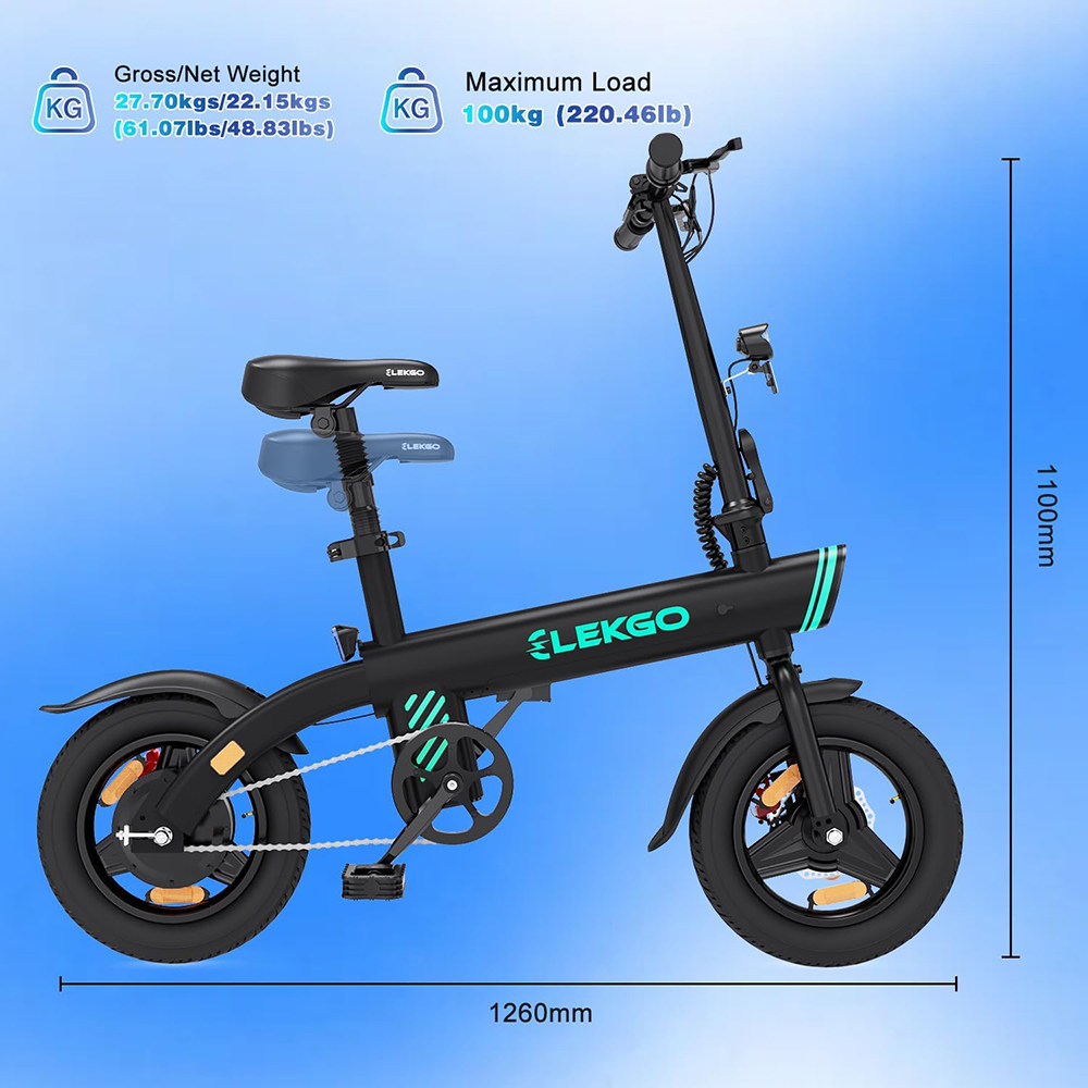 ELEKGO E Bike 14 Inch Electric Bike