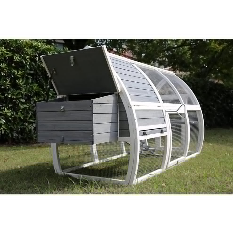 Pets Imperial Grey Dorchester Chicken Coop Nest Box Rabbit Hutch Run