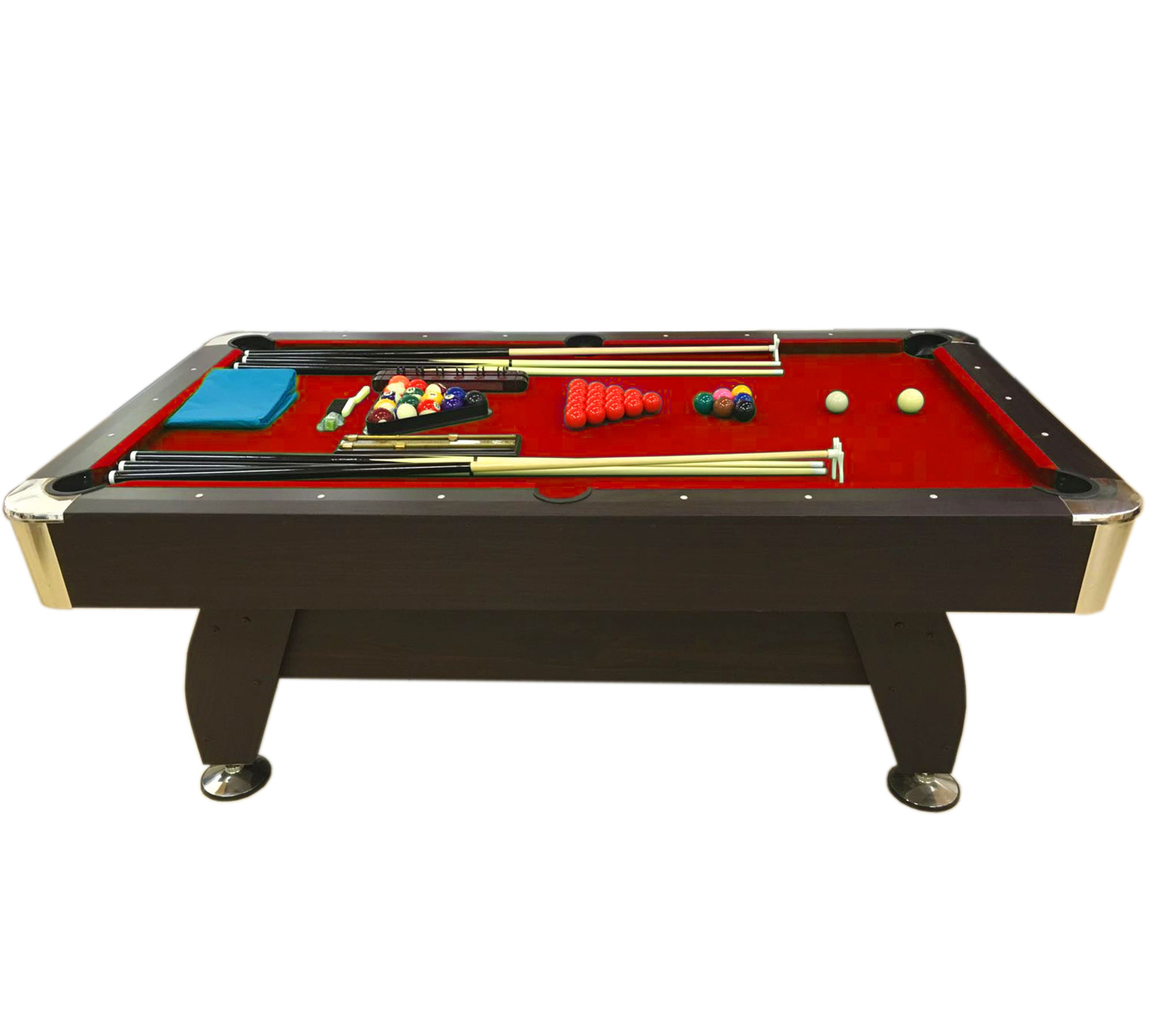 7' Feet Billiard Pool Table Snooker Full Set Accessories Game Mod