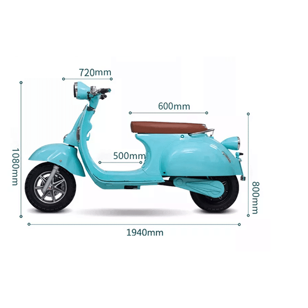 tesla roman holiday 2000W vespa electric scooter electric bike for sale at low price