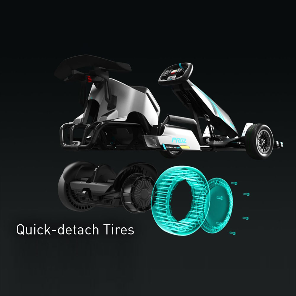 Segway Ninebot Gokart Pro and Gokart Pro 2 - High-Speed Racing and Immersive Gaming Combo for Ages 14+, Up to 15.5 Miles